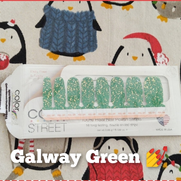 Color Street Retired Galway Glimmer Nail Strips - NWT - Picture 1 of 10